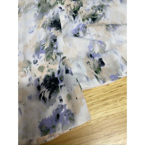 Simply Vera Vera Wang Women’s Ivory Sleeveless Blouse Size XL - Abstract Floral - Picture 5 of 7